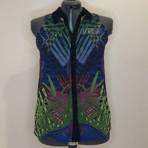 M Decree Sheer multi-color Blouse